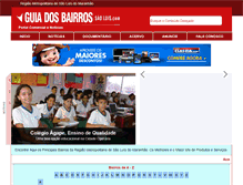 Tablet Screenshot of guiadosbairrossaoluis.com